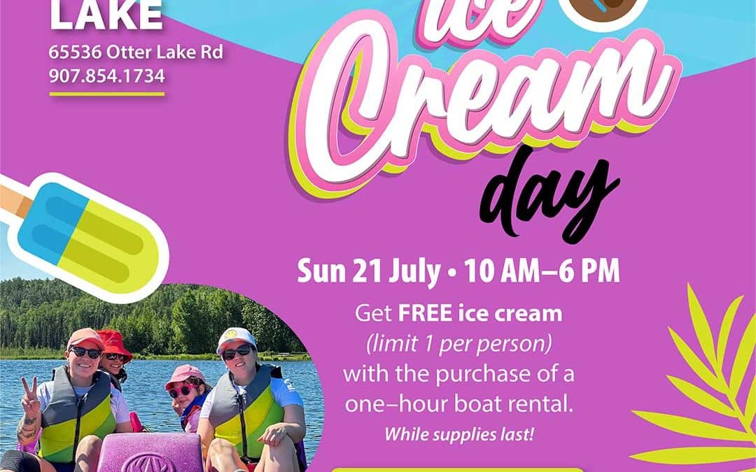 National Ice Cream Day at Otter Lake